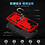 Ntech Hoesje Geschikt voor Samsung Galaxy S26 Plus hoesje Rood - Hybrid Armor Anti-Shock hoesje  - Galaxy S26 Plus 5G Hoesje kickstand Ring houder cover TPU backcover hoesje