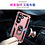Ntech Hoesje Geschikt voor Samsung Galaxy S26 Plus hoesje Rose Goud - Hybrid Armor Anti-Shock hoesje  - Galaxy S26 Plus 5G Hoesje kickstand Ring houder cover TPU backcover hoesje