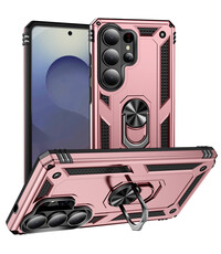 Ntech Hoesje Geschikt voor Samsung Galaxy S26 Ultra hoesje Rose Goud