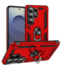 Ntech Hoesje Geschikt voor Samsung Galaxy S26 Ultra hoesje Rood