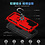 Ntech Hoesje Geschikt voor Samsung Galaxy S26 Ultra hoesje Rood - Hybrid Armor Anti-Shock hoesje  - Galaxy S26 Ultra  5G Hoesje kickstand Ring houder cover TPU backcover hoesje