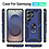 Ntech Hoesje Geschikt voor Samsung Galaxy S26 Ultra hoesje Blauw - Hybrid Armor Anti-Shock hoesje  - Galaxy S26 Ultra  5G Hoesje kickstand Ring houder cover TPU backcover hoesje