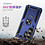 Ntech Hoesje Geschikt voor Samsung Galaxy S26 Ultra hoesje Blauw - Hybrid Armor Anti-Shock hoesje  - Galaxy S26 Ultra  5G Hoesje kickstand Ring houder cover TPU backcover hoesje