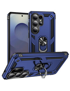 Ntech Hoesje Geschikt voor Samsung Galaxy S26 Ultra hoesje Blauw