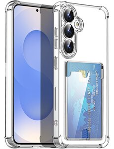 Ntech Ntech - Transparant hoesje met Pasjeshouder geschikt voor Samsung Galaxy S26