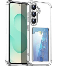 Ntech Ntech - Transparant hoesje met Pasjeshouder geschikt voor Samsung Galaxy S26 Plus