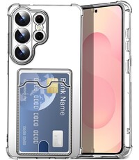 Ntech Ntech - Transparant hoesje met Pasjeshouder geschikt voor Samsung Galaxy S26 Ultra