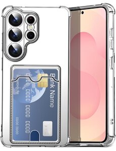 Ntech Ntech - Transparant hoesje met Pasjeshouder geschikt voor Samsung Galaxy S26 Ultra