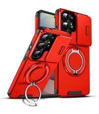 Ntech Hoesje Geschikt voor Samsung Galaxy S26 Ultra hoesje Rood