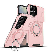 Ntech Hoesje Geschikt voor Samsung Galaxy S26 Ultra hoesje Rose Goud