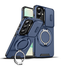 Ntech Hoesje Geschikt voor Samsung Galaxy S26 hoesje Blauw