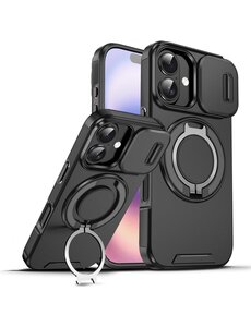 Ntech Hoesje Geschikt voor iPhone 17 hoesje Zwart