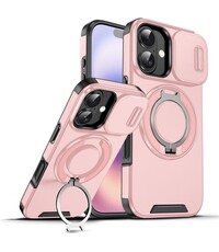 Ntech Hoesje Geschikt voor iPhone 17 hoesje Rose Goud