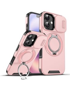 Ntech Hoesje Geschikt voor iPhone 17 hoesje Rose Goud