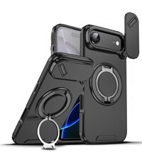 Ntech Hoesje Geschikt voor iPhone Air hoesje Zwart