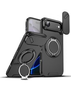 Ntech Hoesje Geschikt voor iPhone Air hoesje Zwart
