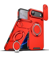 Ntech Hoesje Geschikt voor iPhone Air hoesje Rood