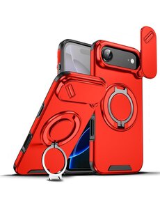 Ntech Hoesje Geschikt voor iPhone Air hoesje Rood