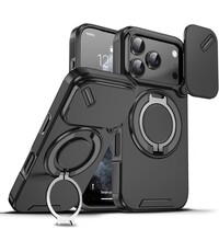 Ntech Hoesje Geschikt voor iPhone 17 Pro hoesje Zwart