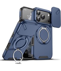 Ntech Hoesje Geschikt voor iPhone 17 Pro hoesje Blauw