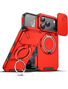 Ntech Hoesje Geschikt voor iPhone 17 Pro hoesje Rood