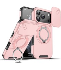 Ntech Hoesje Geschikt voor iPhone 17 Pro hoesje Rose Goud