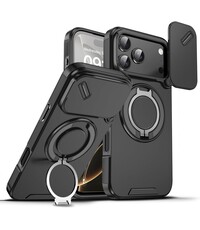 Ntech Hoesje Geschikt voor iPhone 17 Pro Max hoesje Zwart