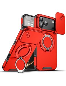 Ntech Hoesje Geschikt voor iPhone 17 Pro Max hoesje Rood