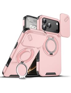 Ntech Hoesje Geschikt voor iPhone 17 Pro Max hoesje Rose Goud
