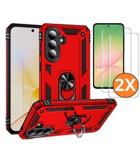 Ntech Hoesje Geschikt voor Samsung Galaxy A57 4G / 5G Hoesje Rood