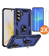 Ntech Hoesje Geschikt voor Samsung Galaxy A37 5G Hoesje Blauw