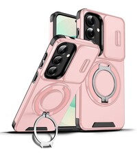 Ntech Hoesje Geschikt voor Samsung Galaxy A37 hoesje Rose Goud