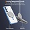 Ntech Hoesje Geschikt voor Samsung Galaxy S25 FE hoesje backcover Blauw – Geschikt voor Magsafe Lens beschermer – Transparant