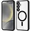 Ntech Hoesje Geschikt voor Samsung Galaxy S26 hoesje backcover Zwart – Geschikt voor Magsafe Lens beschermer – Transparant