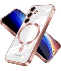 Ntech Hoesje Geschikt voor Samsung Galaxy S26 Plus hoesje backcover Rose Goud