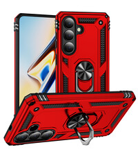 Ntech Hoesje Geschikt voor Samsung Galaxy S26 hoesje Rood