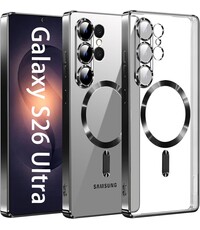 Ntech Hoesje Geschikt voor Samsung Galaxy S26 Ultra hoesje backcover Zwart