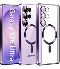 Ntech Hoesje Geschikt voor Samsung Galaxy S26 Ultra hoesje backcover Paars