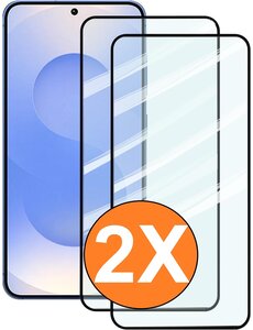 Ntech Full Cover Screenprotector Geschikt voor Samsung Galaxy S26 Plus