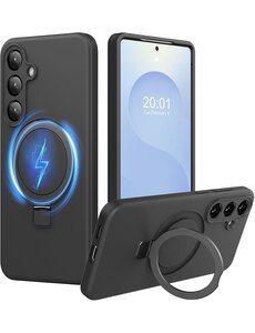 Ntech Hoesje Geschikt voor Samsung S26 Plus hoesje zacht siliconen Zwart