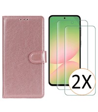 Ntech Hoesje geschikt voor Samsung Galaxy A57 5G hoesje Rose Goud