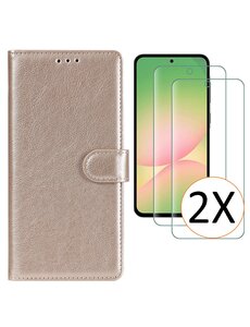 Ntech Hoesje geschikt voor Samsung Galaxy A57 5G hoesje Goud