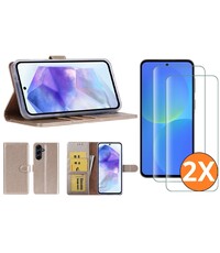 Ntech Hoesje geschikt voor Samsung Galaxy A37 5G hoesje Goud