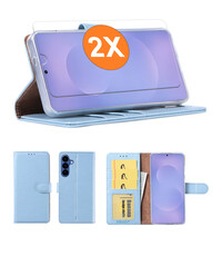 Ntech Hoesje geschikt voor Samsung Galaxy A37 5G hoesje Blauw