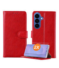 Ntech Hoesje geschikt voor Samsung Galaxy A57 5G hoesje Rood