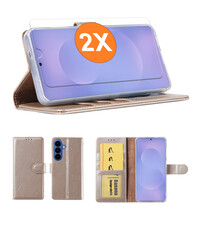 Ntech Hoesje geschikt voor Samsung Galaxy S26 Plus 5G hoesje Goud