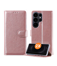 Ntech Hoesje geschikt voor Samsung Galaxy S26 Ultra 5G hoesje Rose Goud