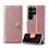 Ntech  Hoesje geschikt voor Samsung Galaxy S26 Ultra 5G hoesje Rose Goud pasjeshouder telefoon hoes - Met screenprotector tempered glass voor Galaxy S26 Ultra 5G - 2x