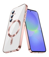 Ntech Hoesje Geschikt voor Samsung A26 Hoesje Rose Goud