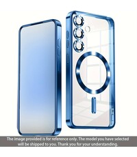 Ntech Hoesje Geschikt voor Samsung A16 Hoesje Blauw